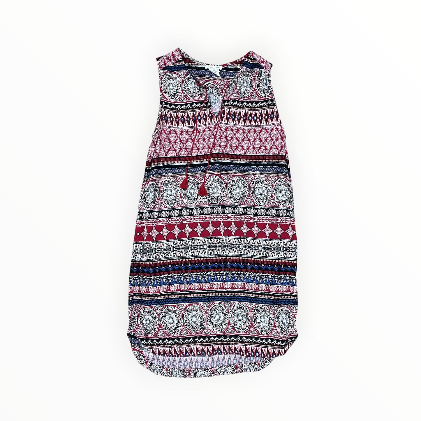 Dress Casual Short By Beachlunchlounge In Red & White, Size:M