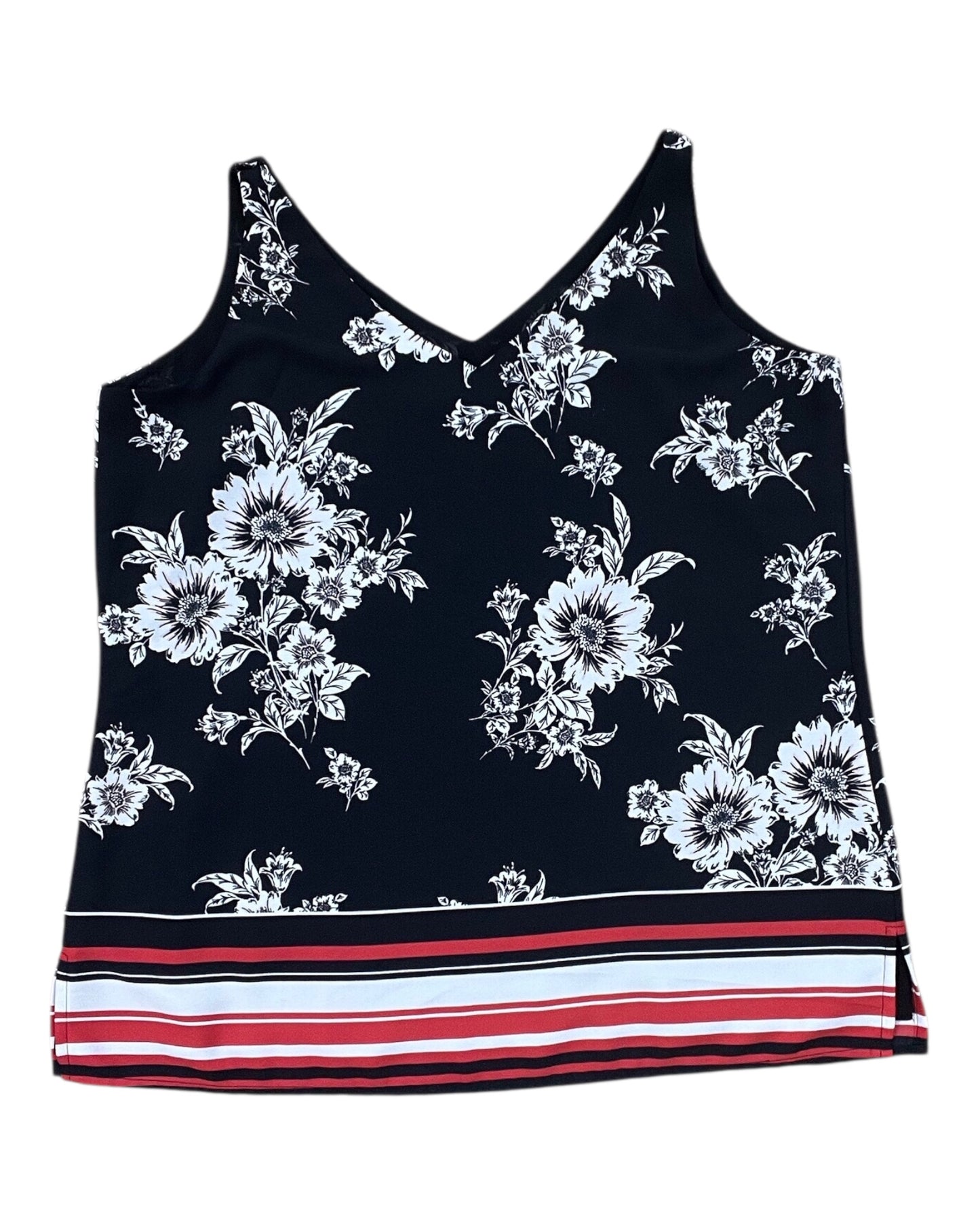 Top Sleeveless By Roz And Ali In Black, Size:M