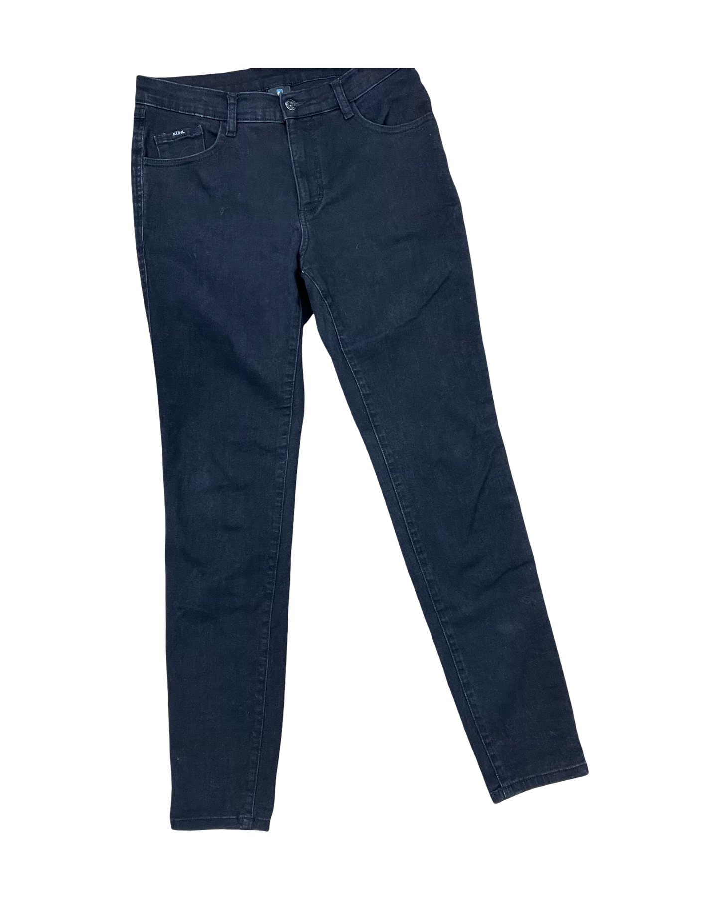 Jeans Skinny By Kuhl In Black Denim, Size:8