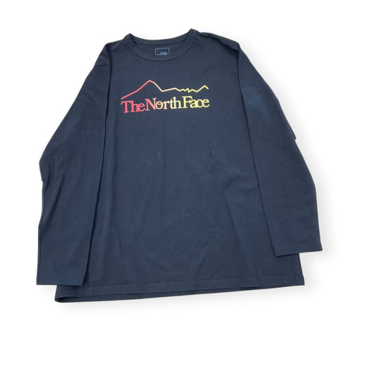 Athletic Top Ls Crewneck By The North Face In Black, Size:1X