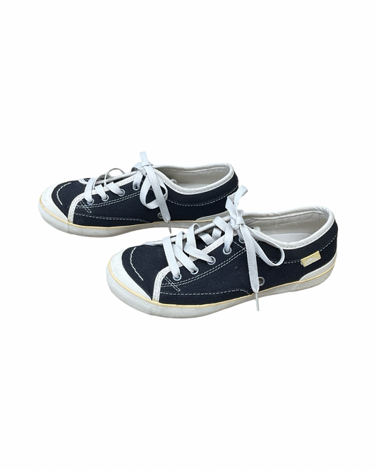 Shoes Sneakers By Simple In Black, Size:6