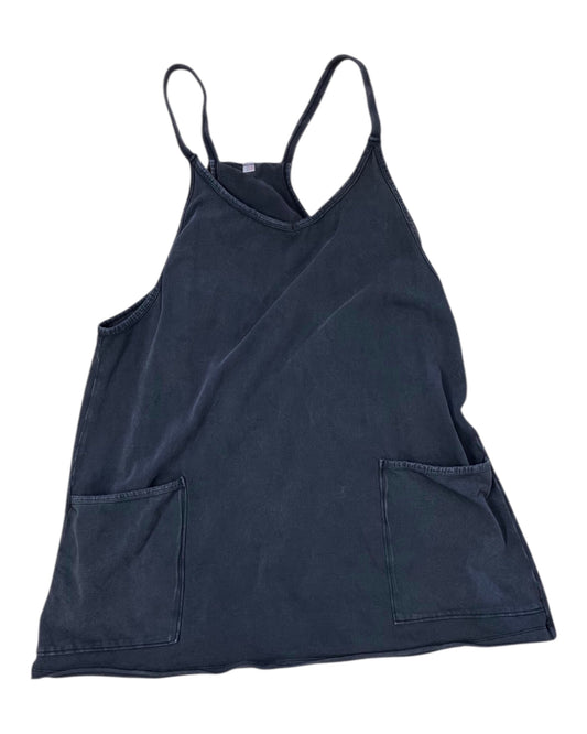 Romper By Clothes Mentor In Blue Denim, Size:L