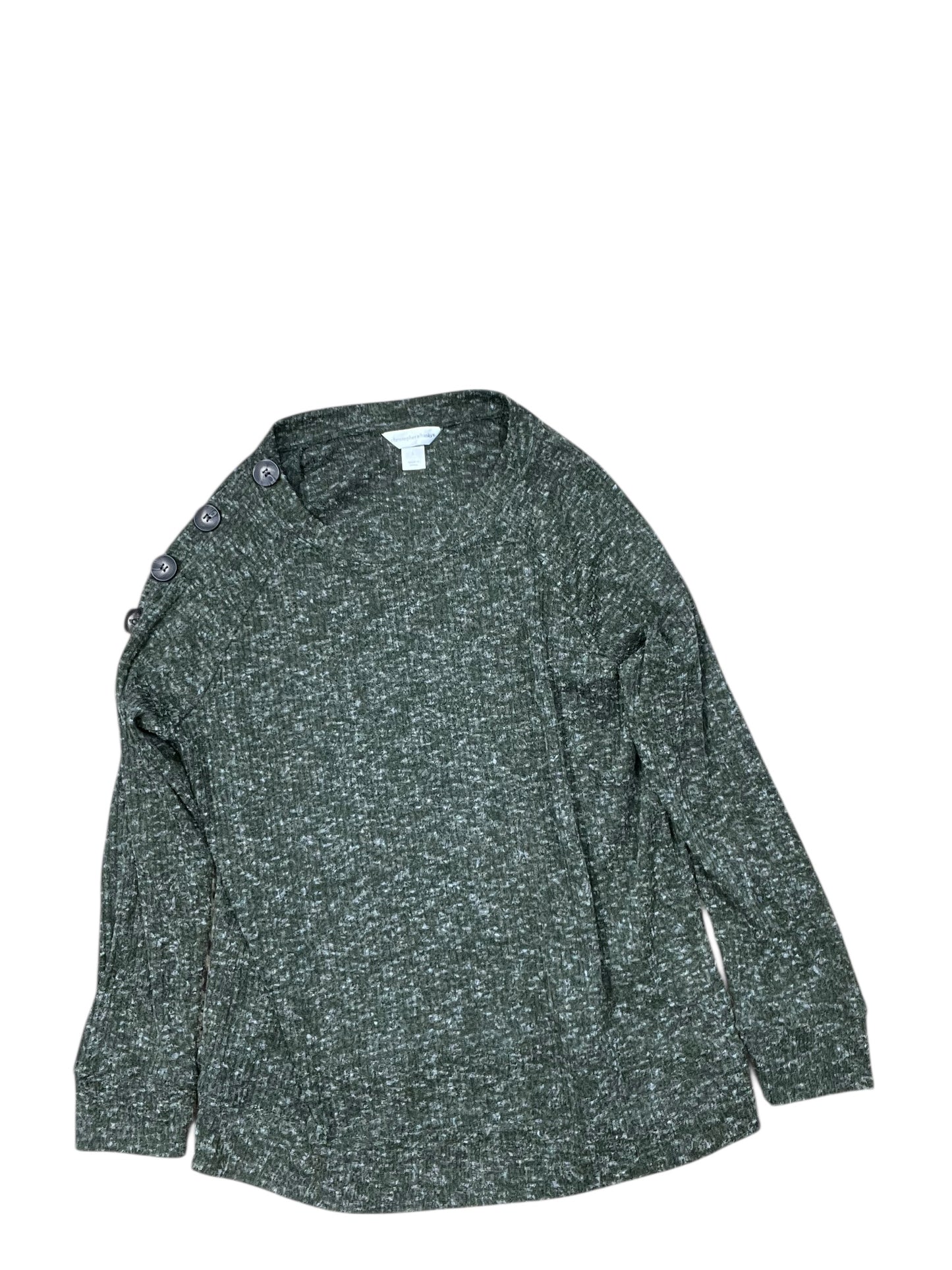 Top Ls By Christopher And Banks In Green, Size:L