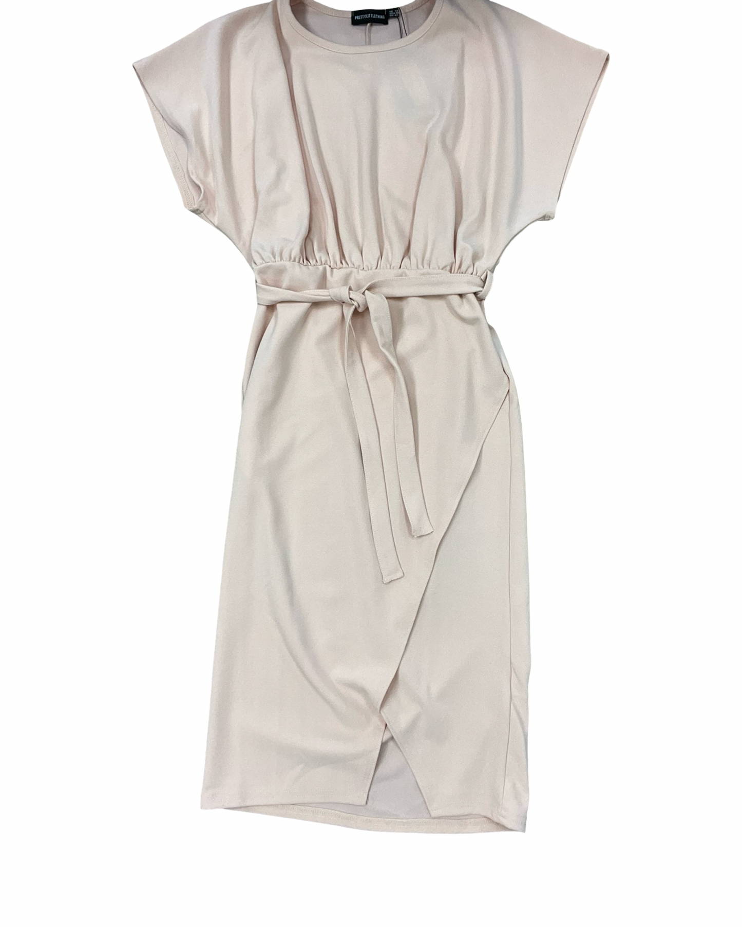 Dress Work By Pretty Little Thing In Peach, Size:M