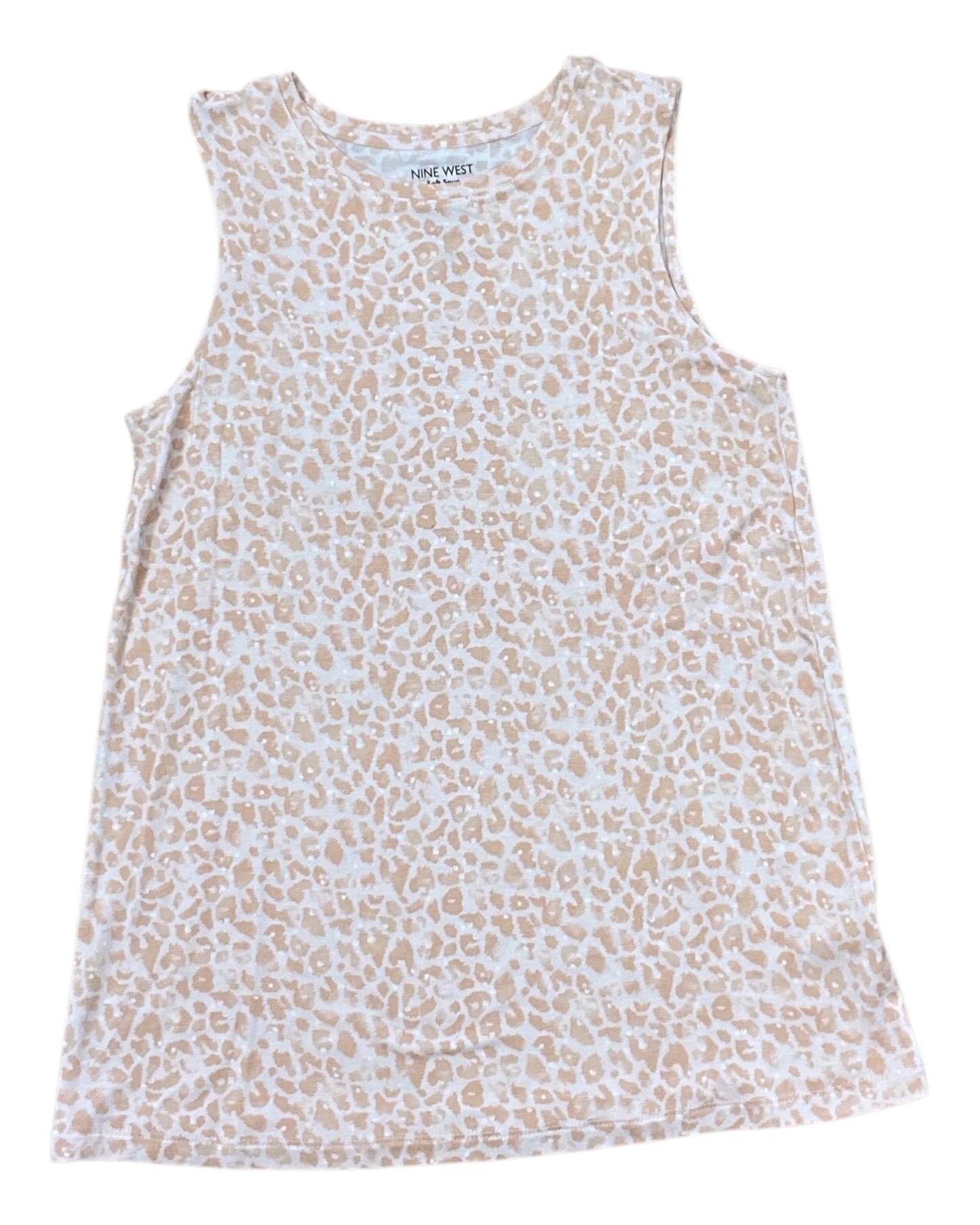 Top Sleeveless By Nine West In Peach, Size:Xs