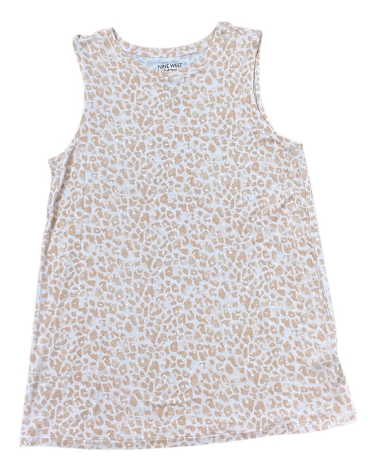 Top Sleeveless By Nine West In Peach, Size:Xs