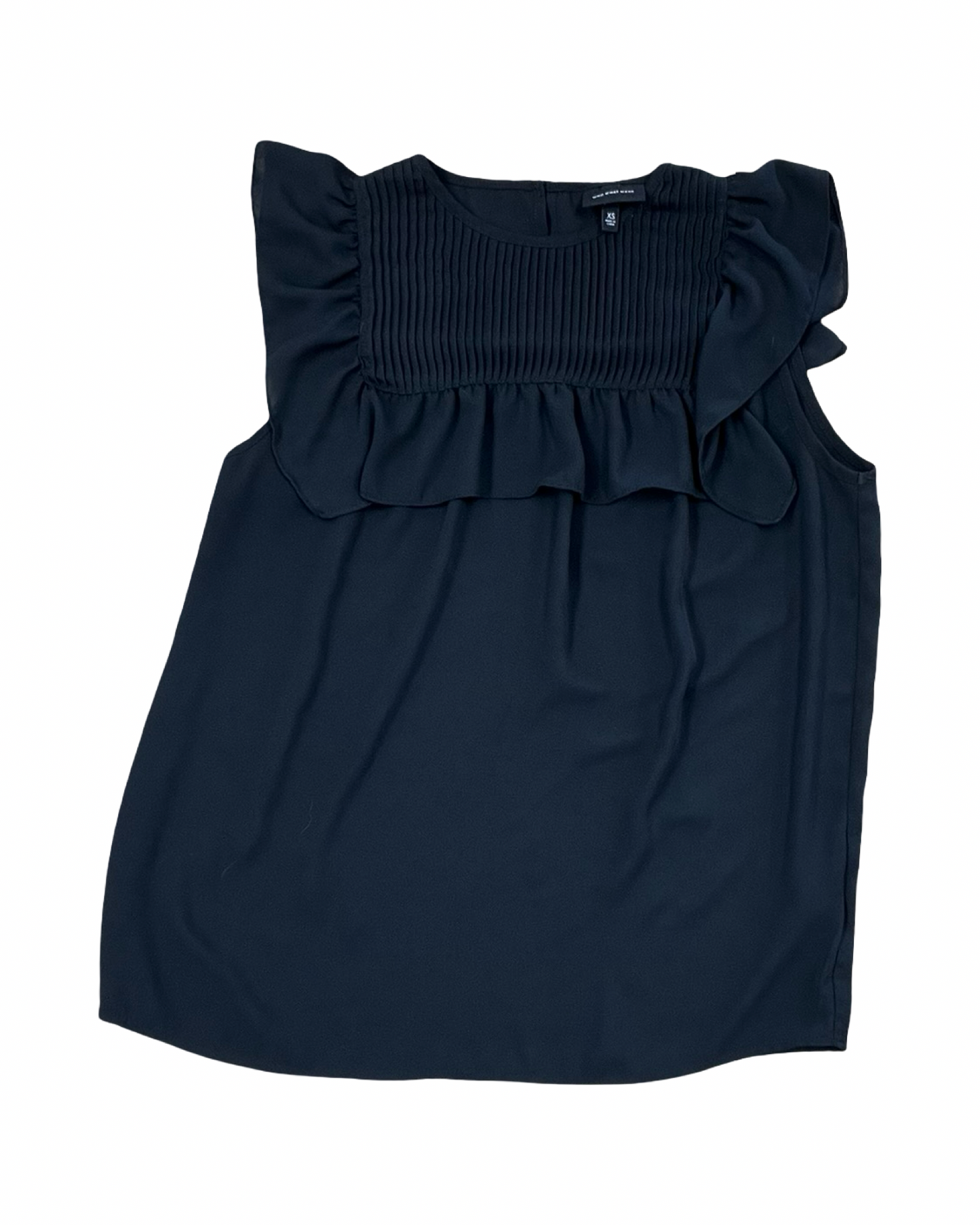 Top Sleeveless By Who What Wear In Black, Size:Xs