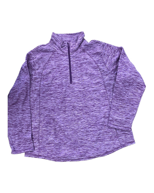 Sweatshirt Collar By St Johns Bay In Purple, Size:1X