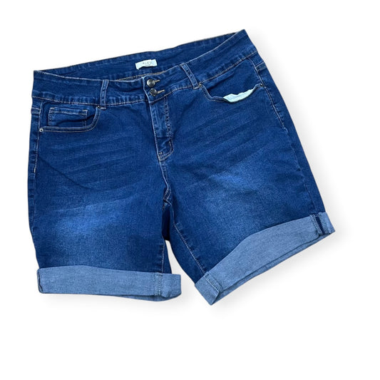 Shorts By Bleu In Blue Denim, Size:18
