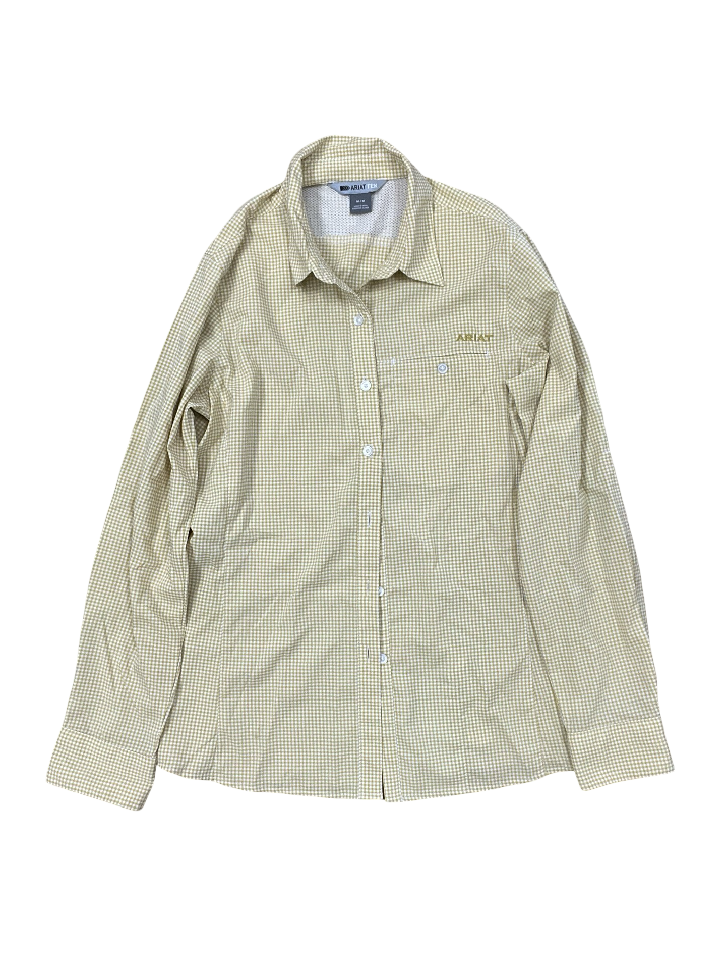 Top Ls By Ariat In Yellow, Size:M