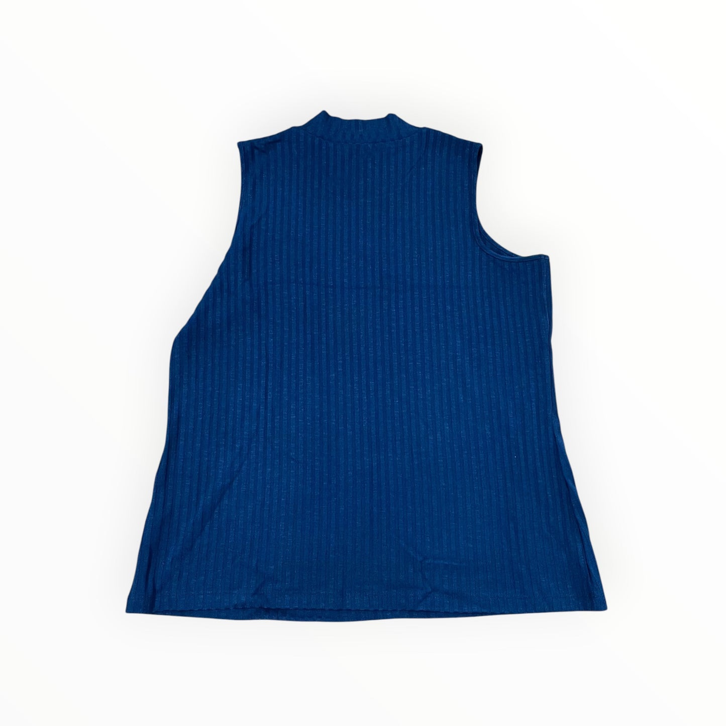 Top Sleeveless By Susan Graver In Teal, Size:Xl