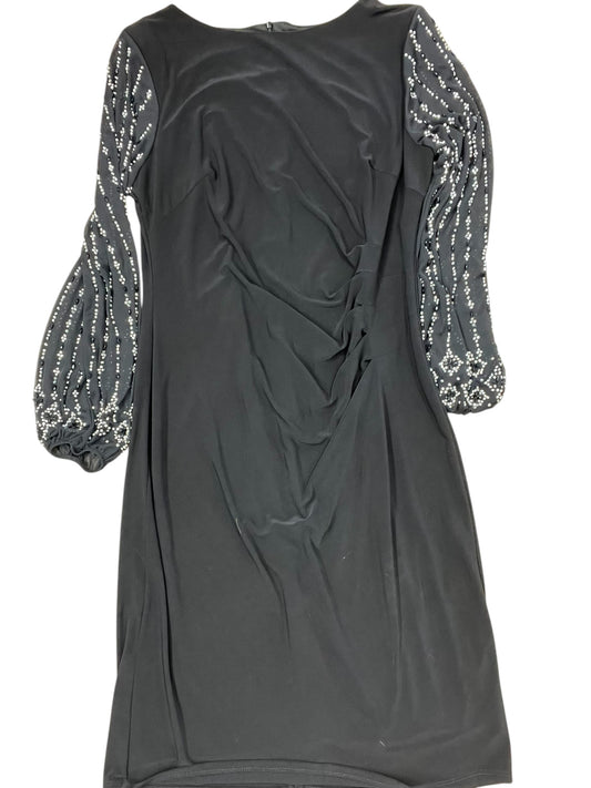 Dress Party Midi By Marina In Black, Size:Xl