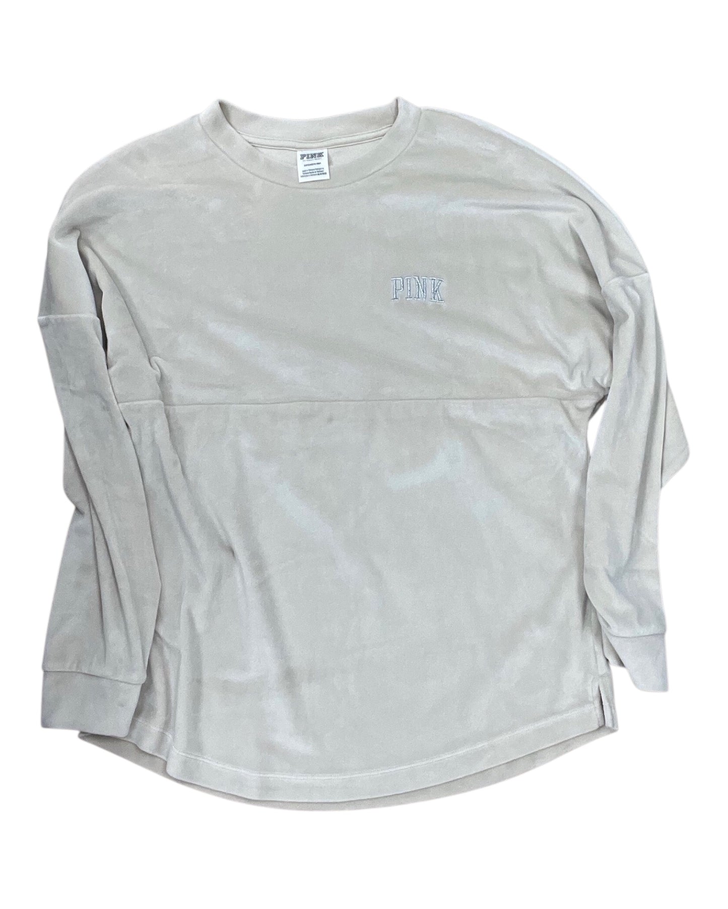 Sweatshirt Crewneck By Pink In Cream, Size:S