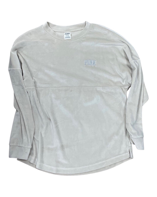 Sweatshirt Crewneck By Pink In Cream, Size:S