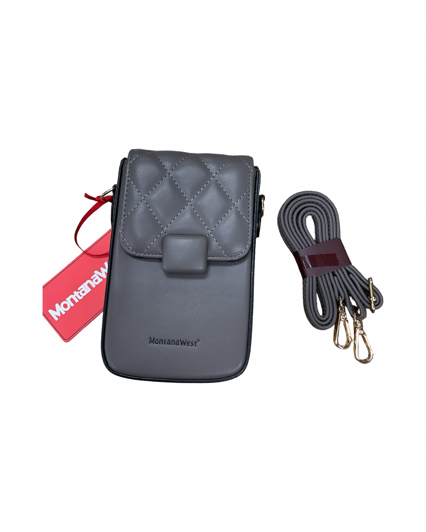 Crossbody By Montana West In Grey, Size:Small