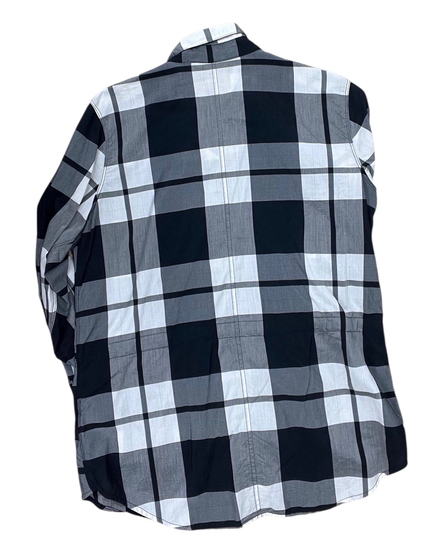 Blouse Ls By The North Face In Black & Grey, Size:L