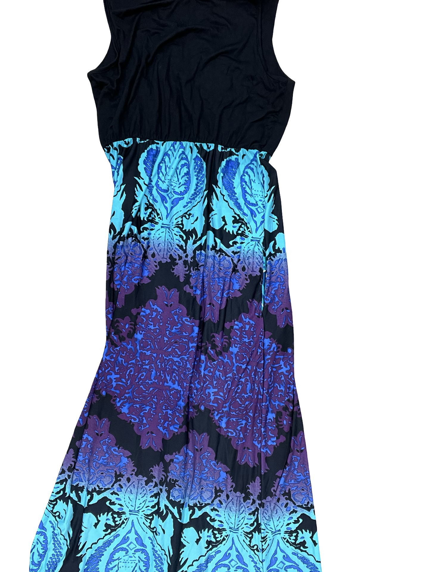 Dress Casual Maxi By Heimish Usa In Black & Green, Size:M