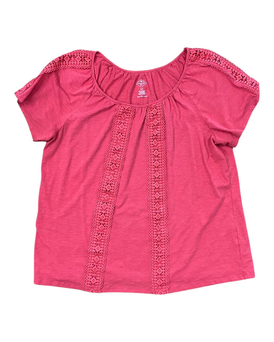 Top Ss By St Johns Bay In Pink, Size:Xl