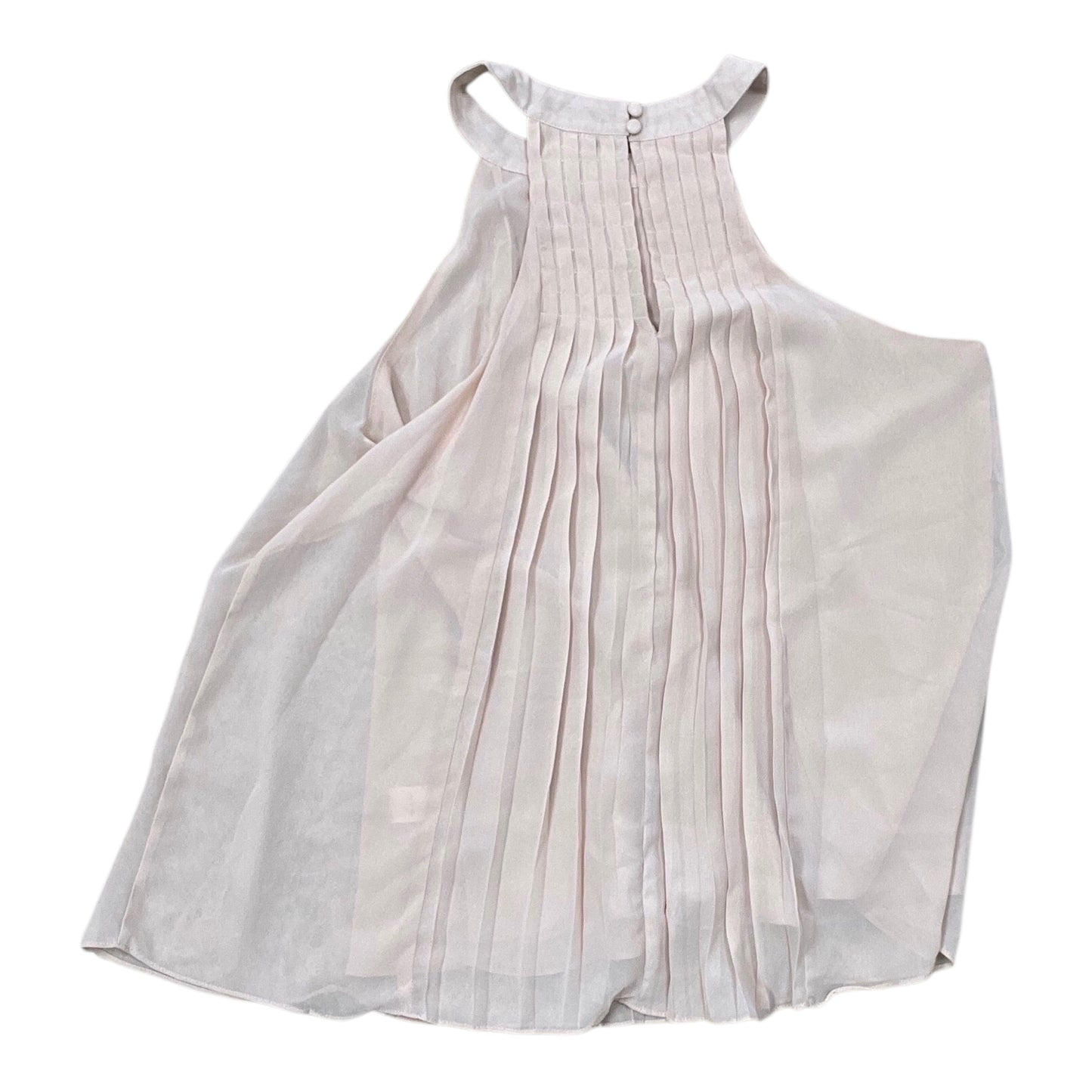 Top Sleeveless By Doe & Rae In Peach, Size:L