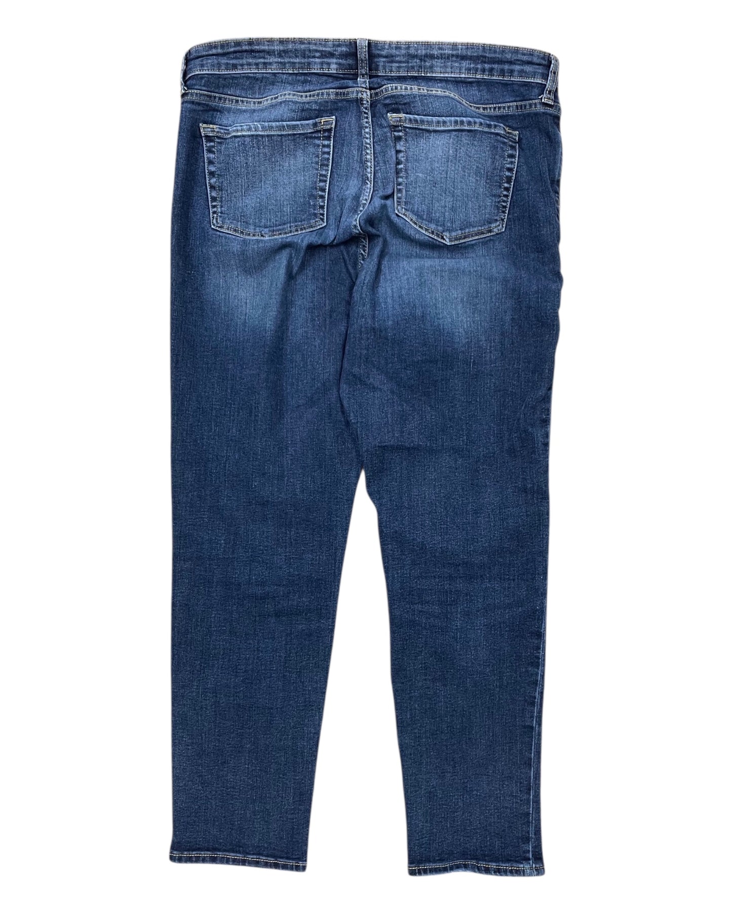 Jeans Skinny By Gap In Blue Denim, Size:16