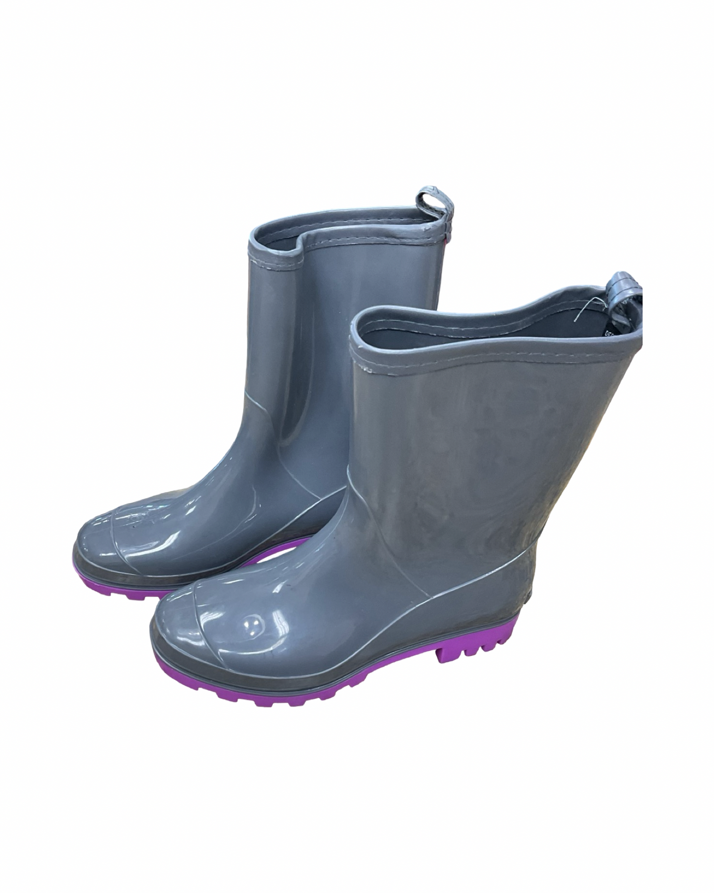 Boots Rain By Daisy Fuentes In Green & Purple, Size:7
