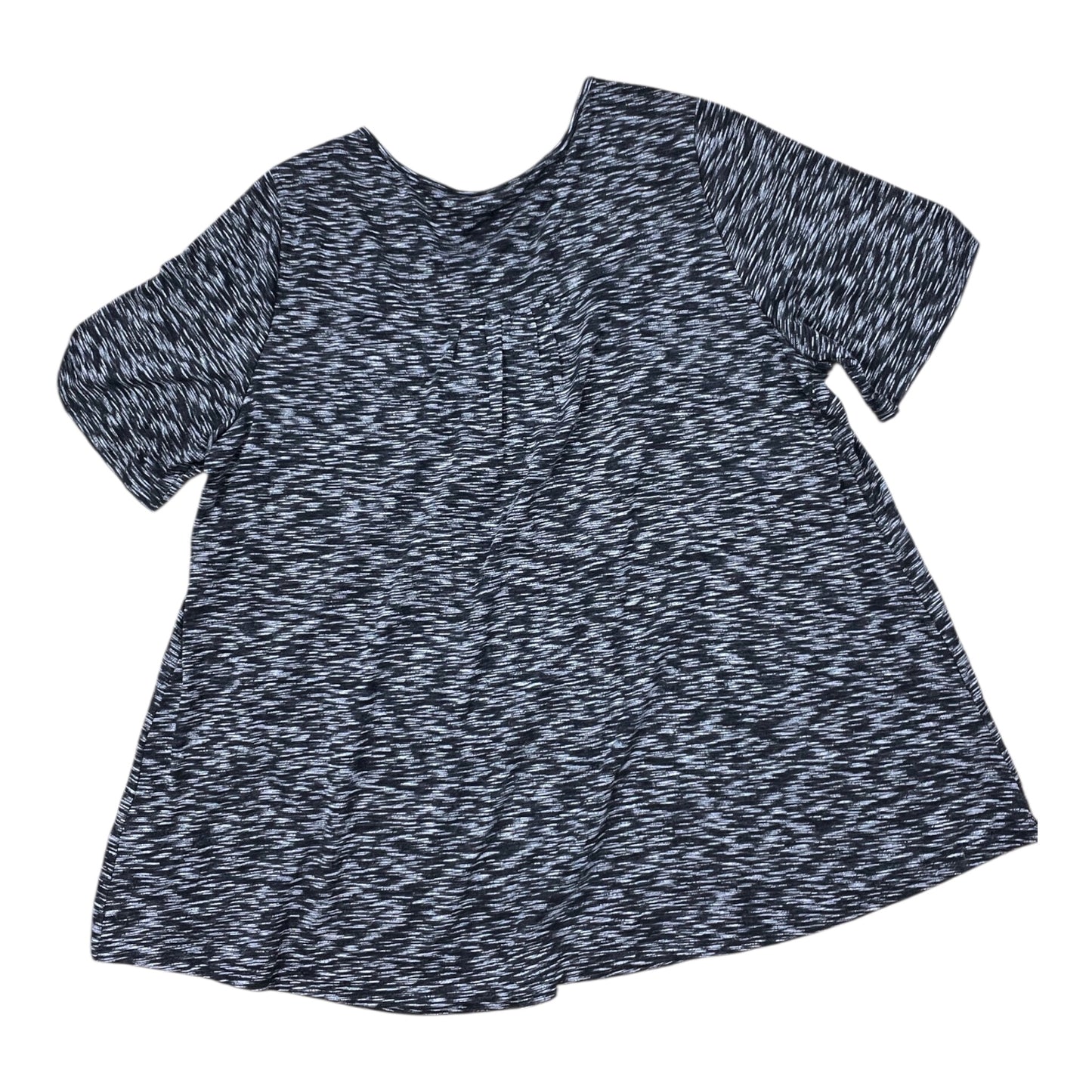 Top Ss By Bloomchic In Black & Grey, Size:Xl