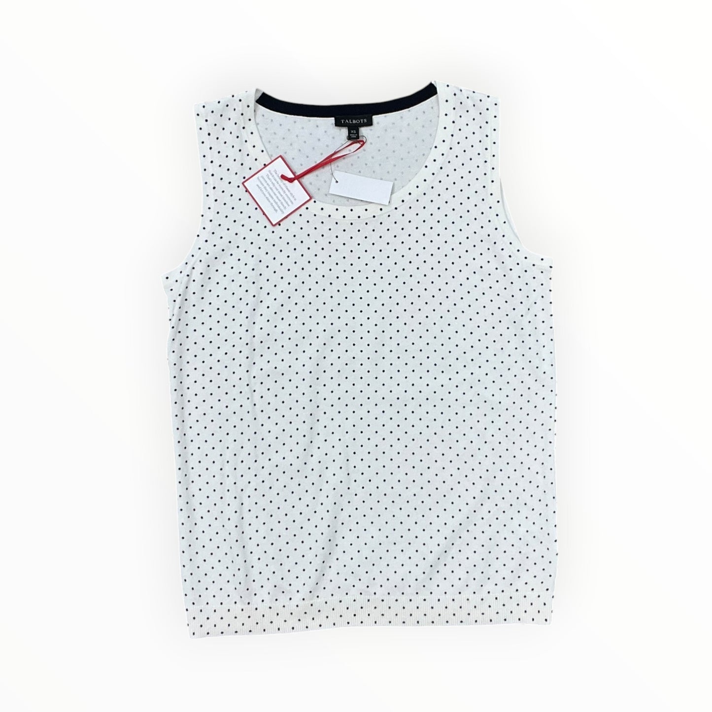 Top Sleeveless By Talbots In Blue Red & White, Size:Xs