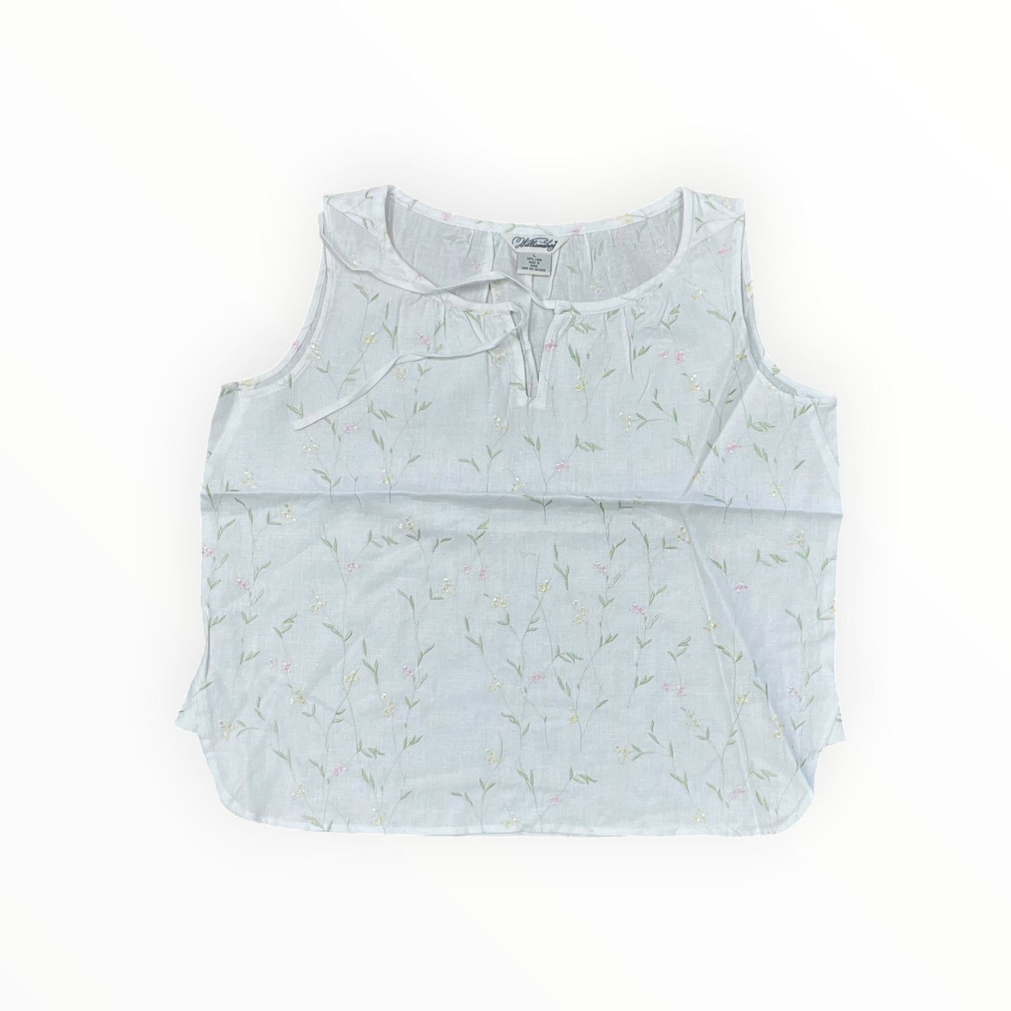 Top Cami By Clothes Mentor In White, Size:L