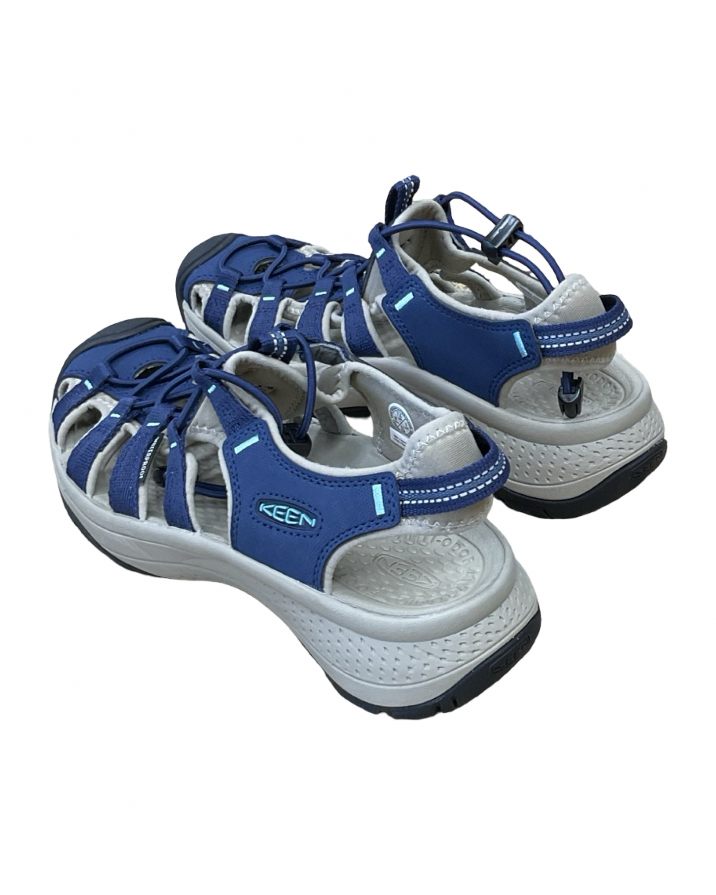 Sandals Flats By Keen In Blue, Size:7.5