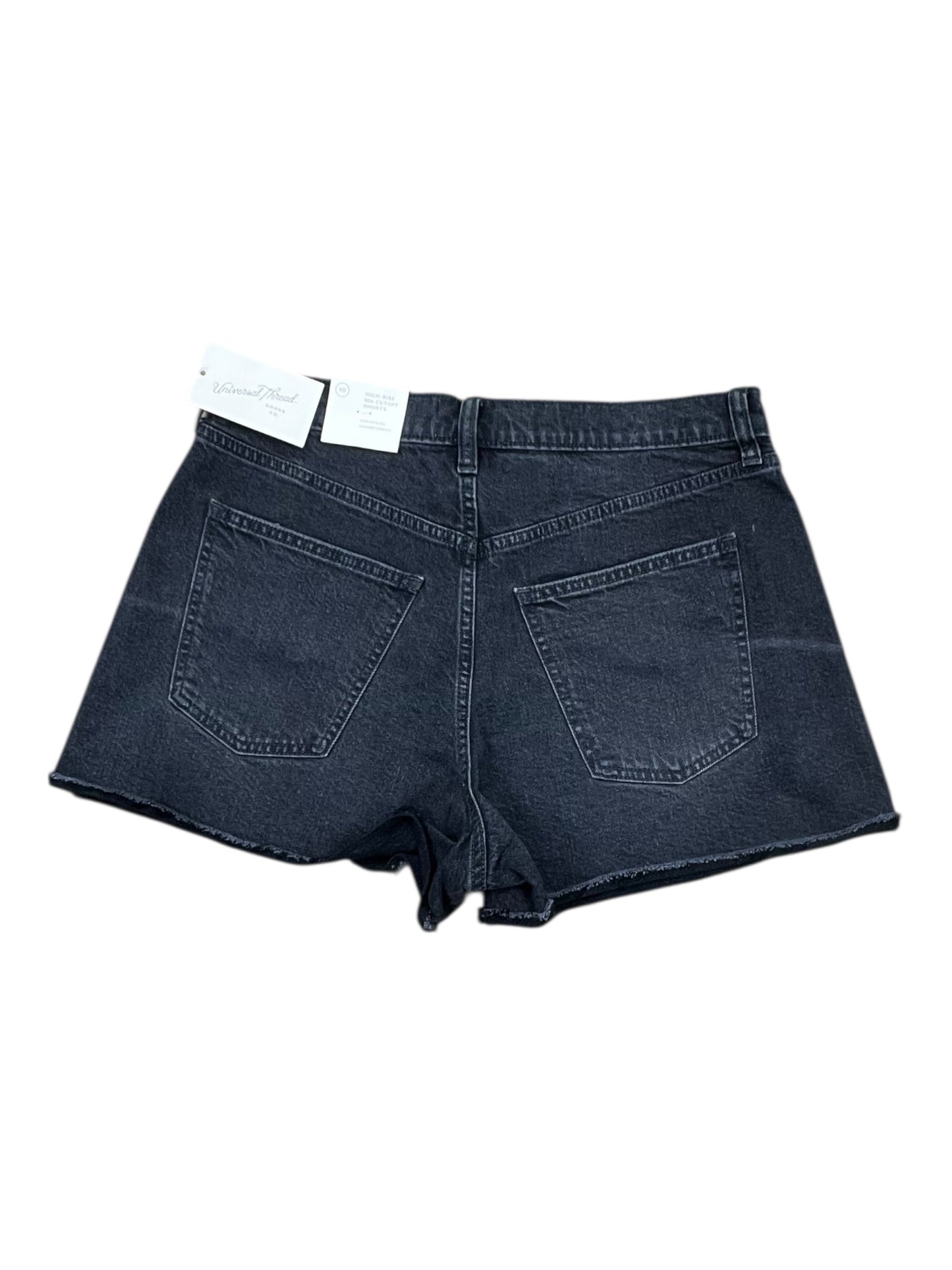 Shorts By Universal Thread In Black Denim, Size:M
