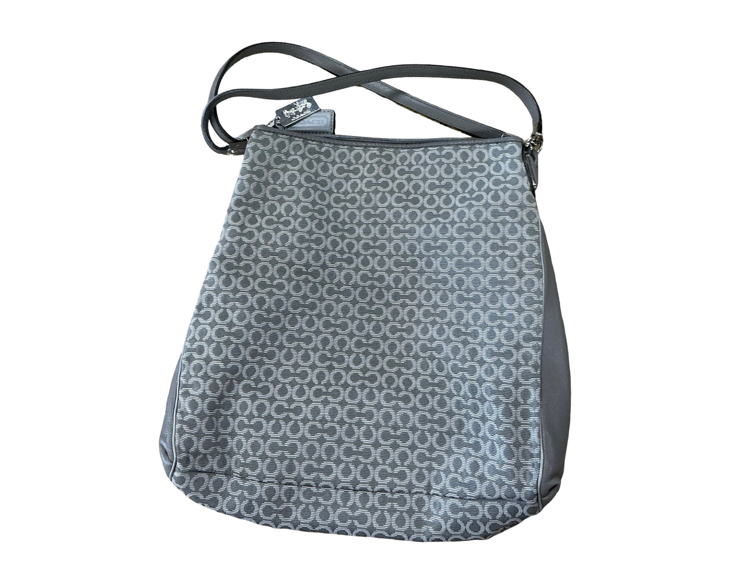 Handbag Designer By Coach In Grey, Size:Medium