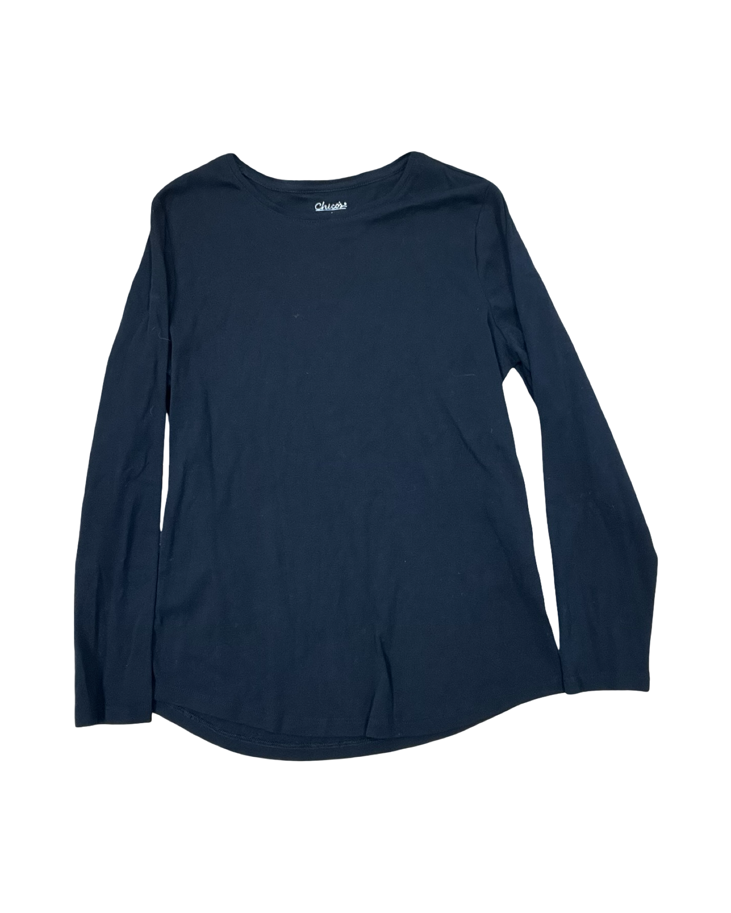 Top Ls By Chicos In Black, Size:L
