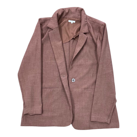 Blazer By Maurices In Tan, Size:Xl