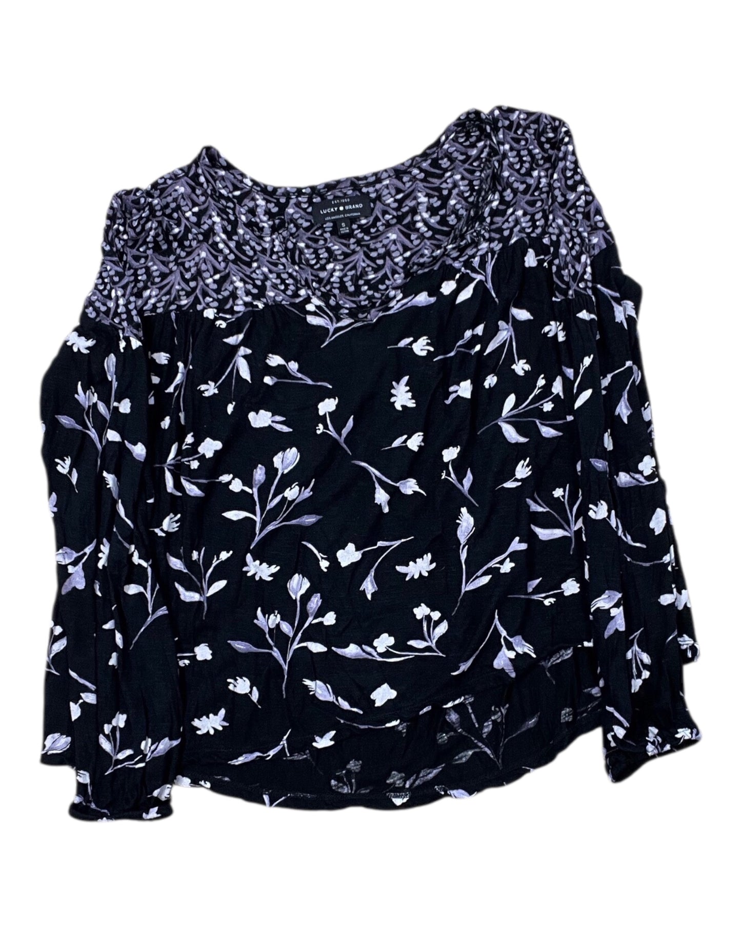 Top Ls By Lucky Brand In Black, Size:S