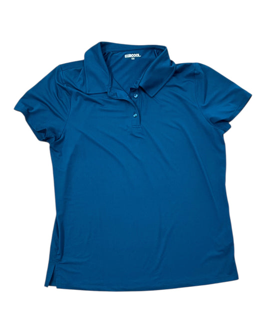 Athletic Top Ss By 32 Degrees In Teal, Size:L