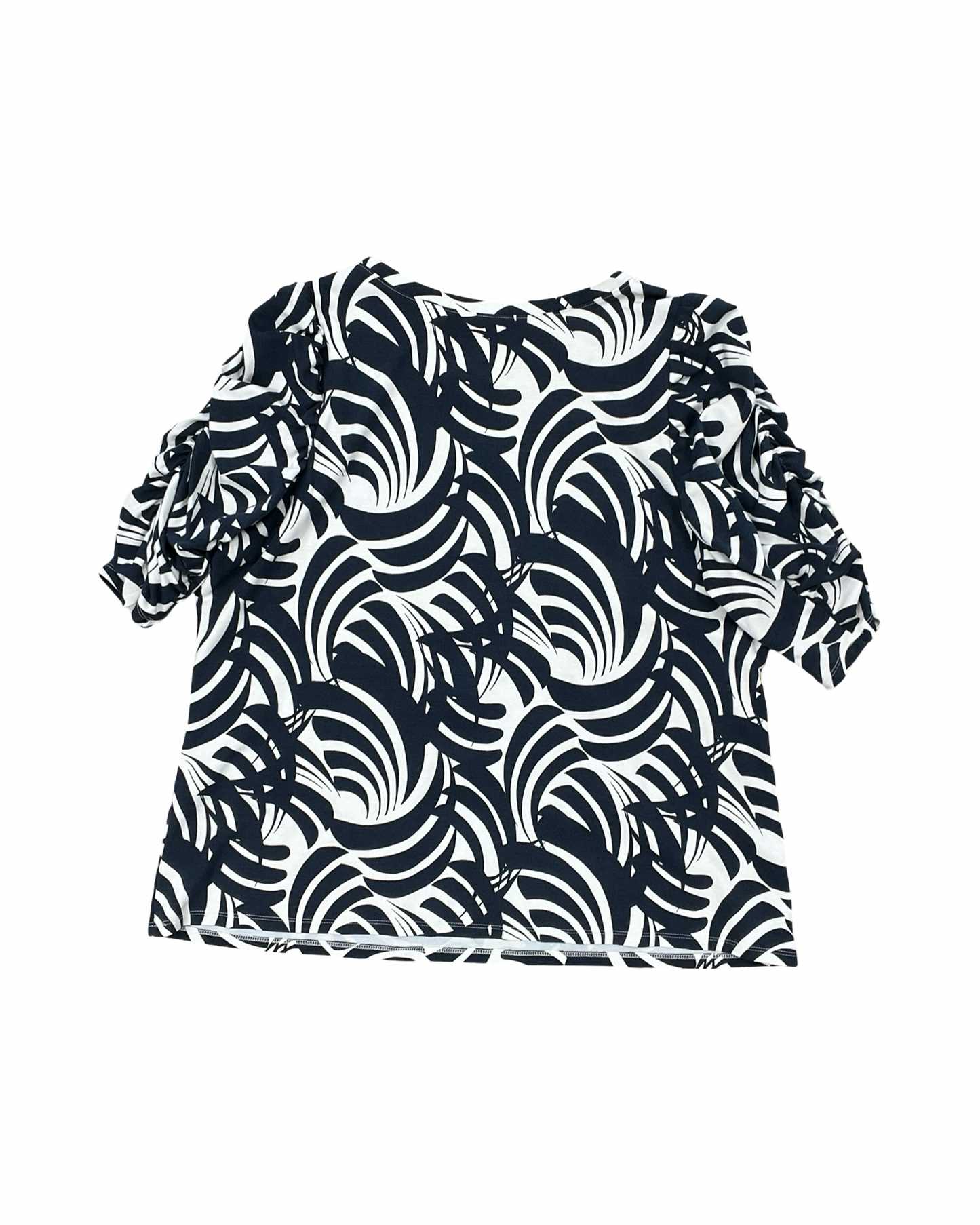 Top Ss By Worthington In Blue & White, Size:1X