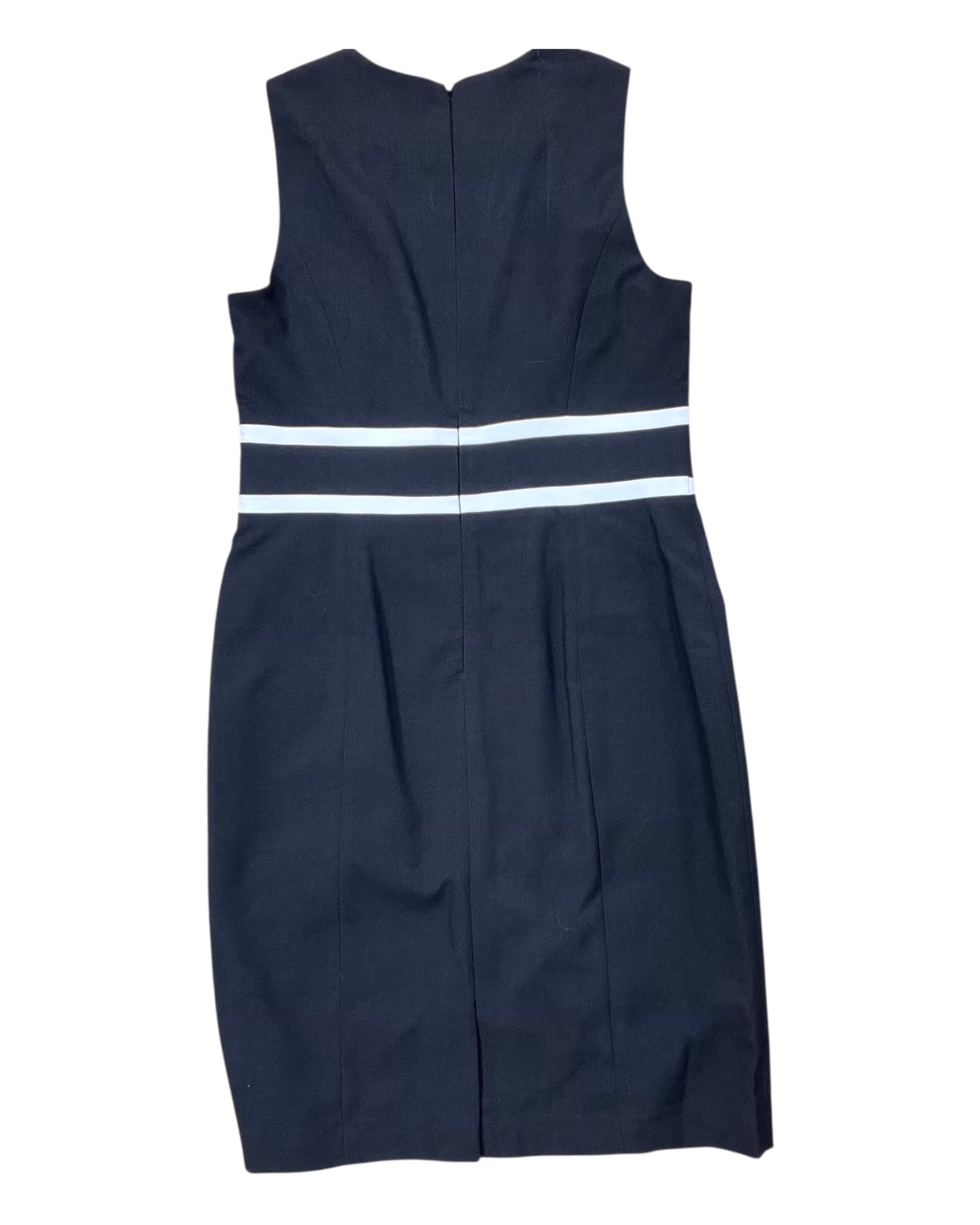 Dress Work By Evan-Picone In Black, Size:M