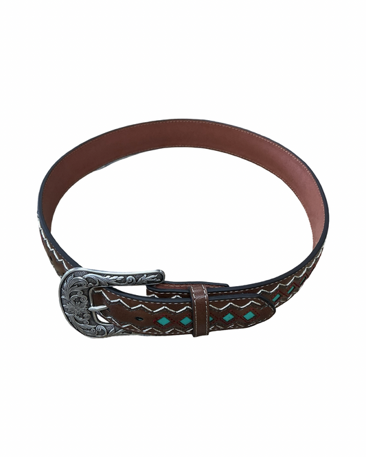 Belt Leather By Ariat In Brown