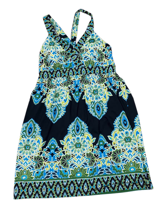 Dress Party Short By International Concepts In Black & Green, Size:Xl