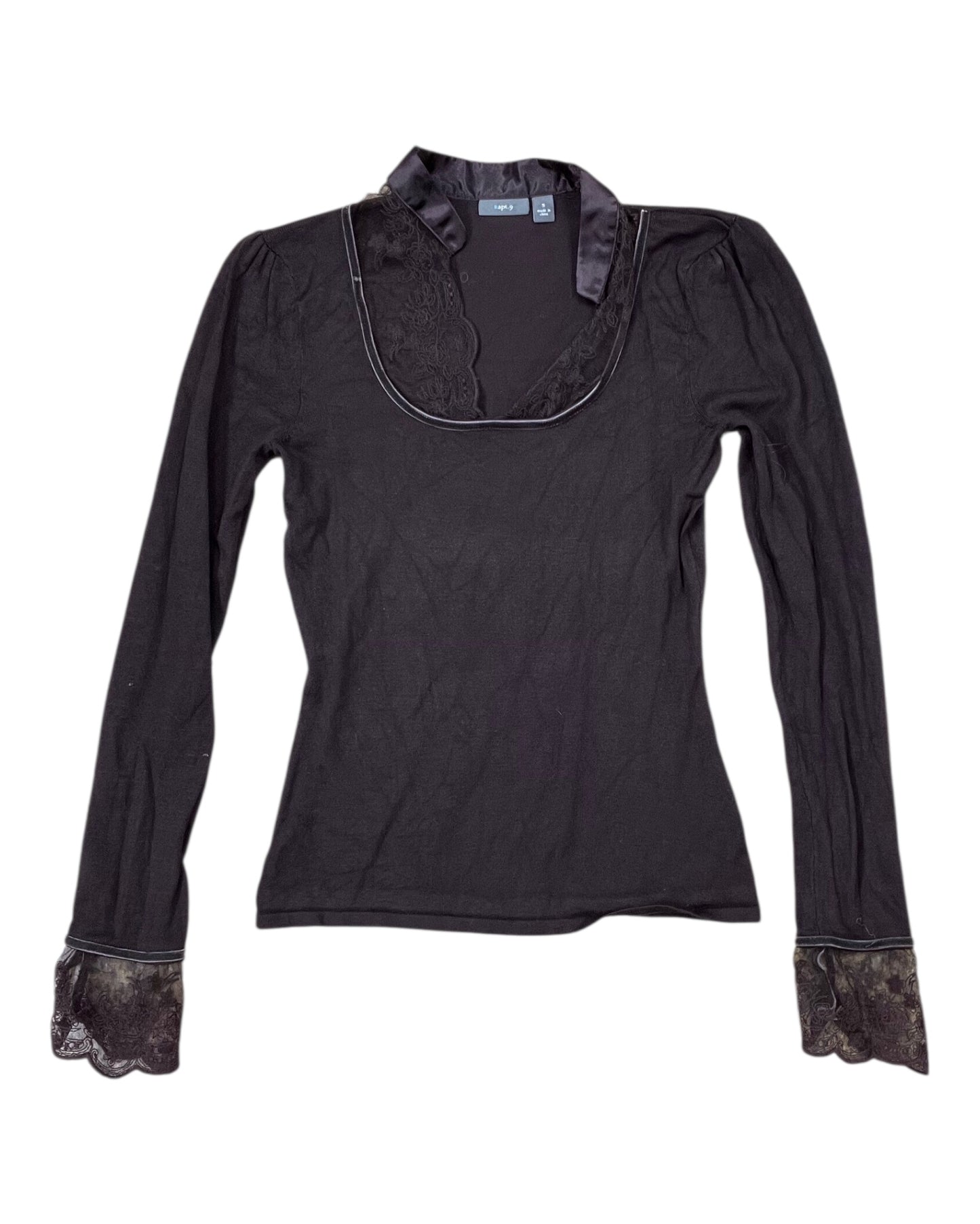 Top Ls By Apt 9 In Brown, Size:S