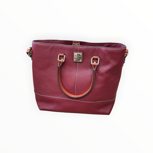 Handbag Designer By Dooney And Bourke In Red, Size:Large