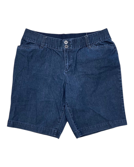 Shorts By Cj Banks In Blue Denim, Size:20