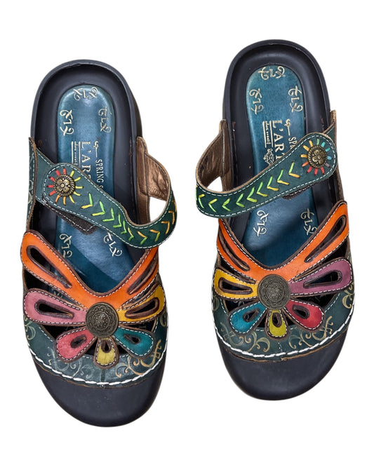 Shoes Flats By Spring Step In Green, Size:7.5