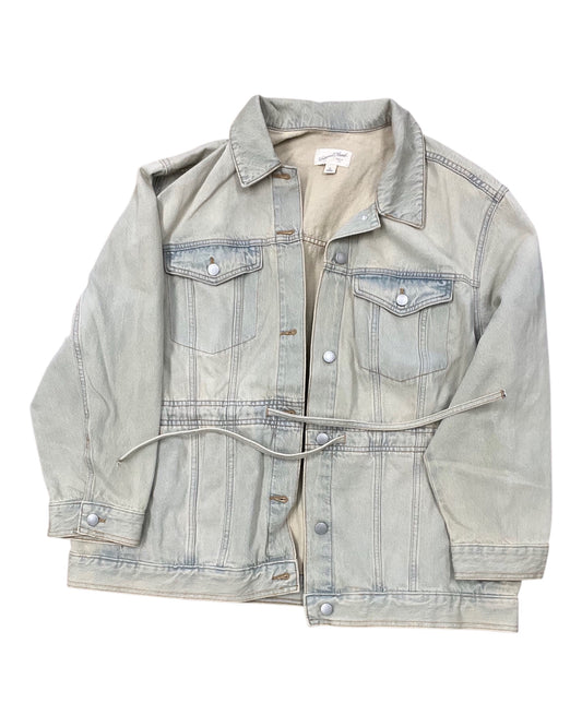 Jacket Denim By Universal Thread In Blue Denim, Size:Xl