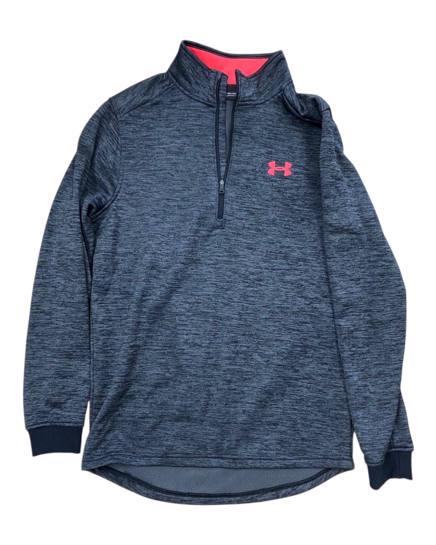 Sweatshirt Collar By Under Armour In Grey & Orange, Size:S