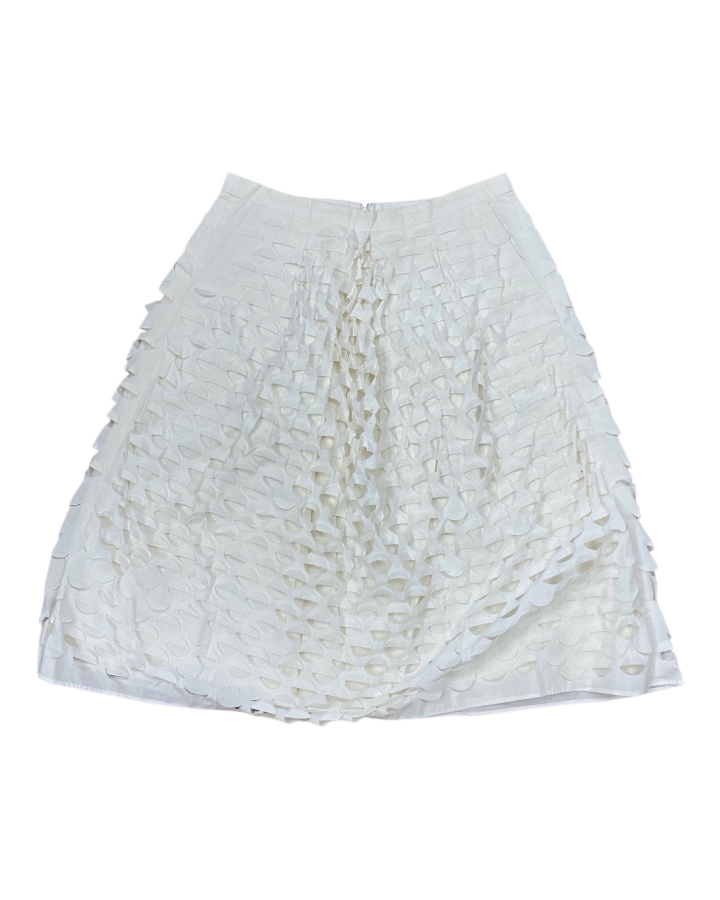 Skirt Midi By J. Crew In White, Size:4