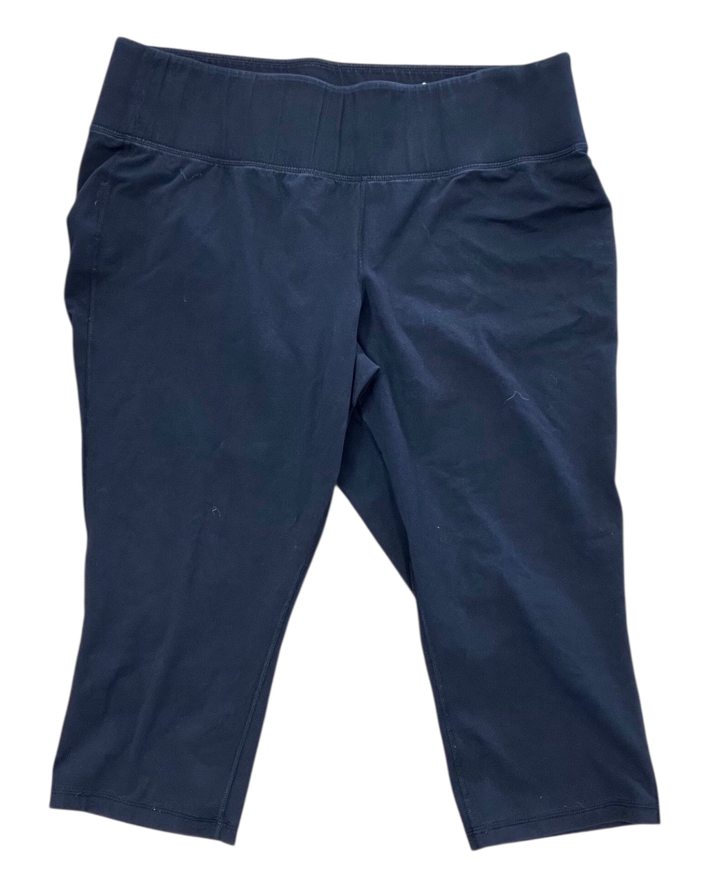 Athletic Capris By Lane Bryant In Black, Size:3X