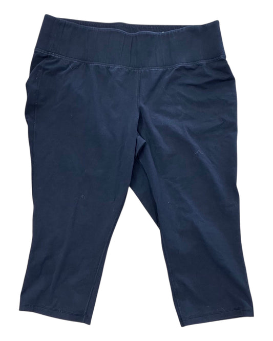 Athletic Capris By Lane Bryant In Black, Size:3X