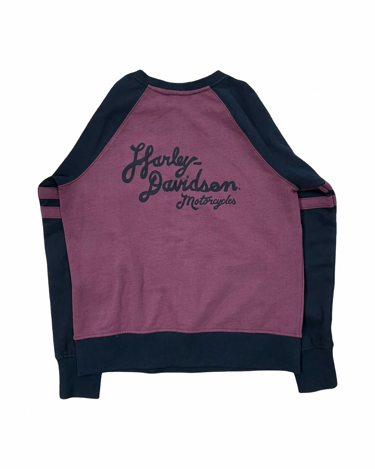 Sweatshirt Crewneck By Harley Davidson In Black & Red, Size:L