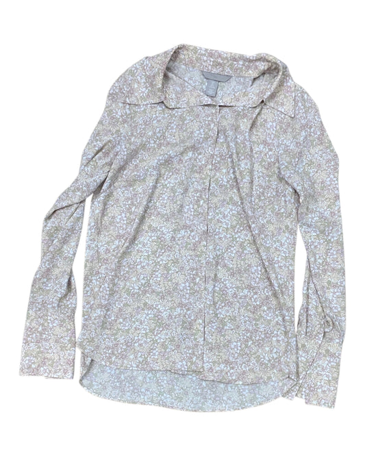 Blouse Ls By H&M In Peach, Size:S